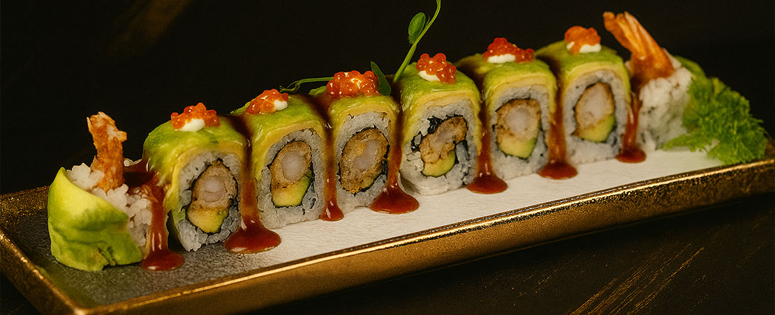 sushi nigiri de gamba