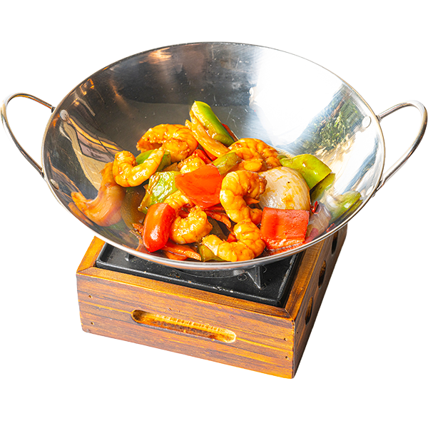 SUKIYAKI DE GAMBA CON SALSA OSTRA