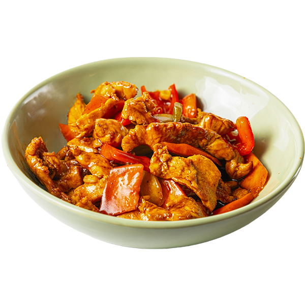 POLLO CON SALSA OSTRA